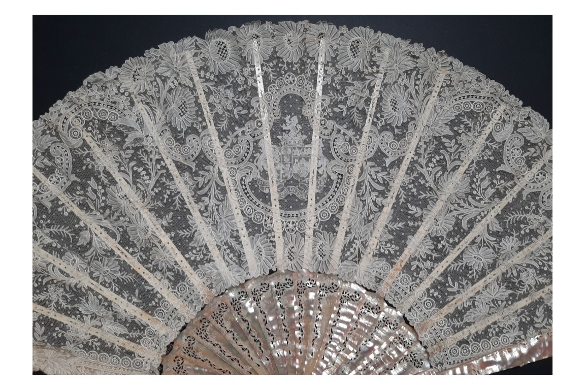 French Marquis' wedding, fan circa 1898