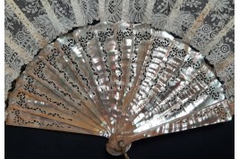 French Marquis' wedding, fan circa 1898