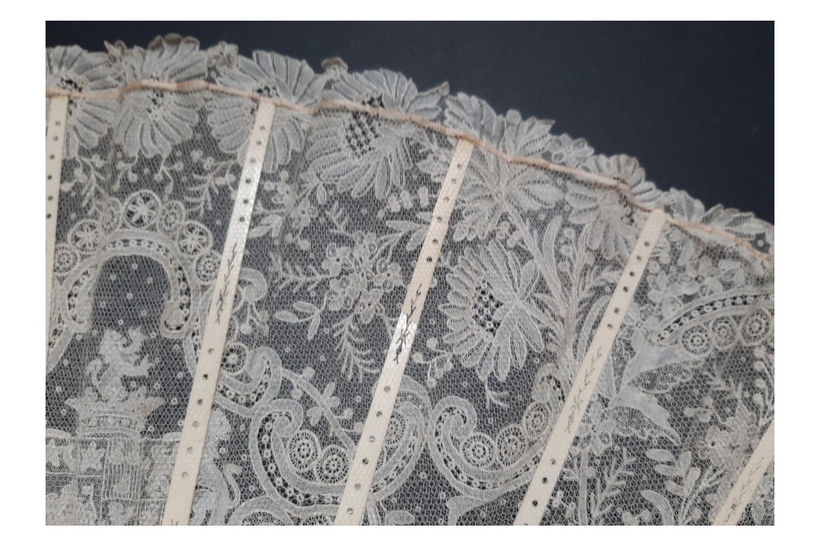 French Marquis' wedding, fan circa 1898