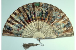 The century fo King Louis XIV, fan circa 1840-60