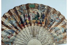 The century fo King Louis XIV, fan circa 1840-60