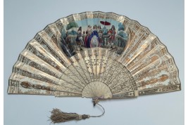 The century fo King Louis XIV, fan circa 1840-60