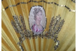 Marie-Thérèse, Duchess of Angouleme, fan circa 1800-1815