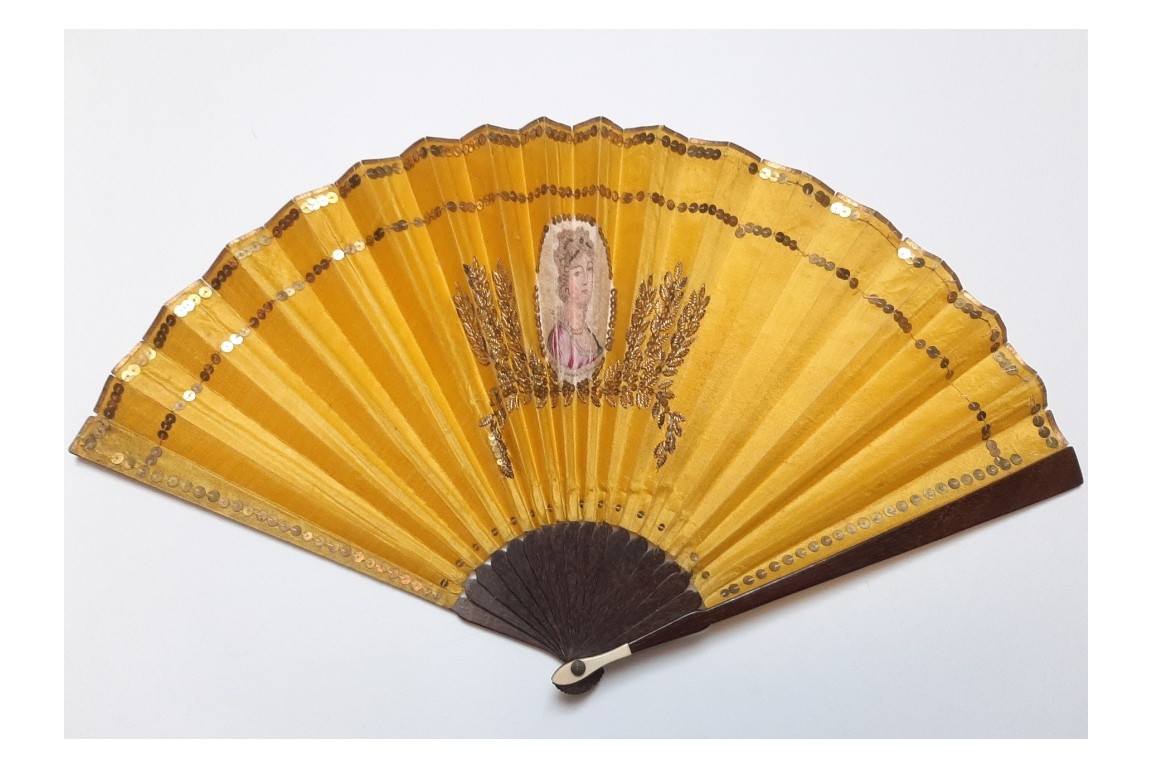 Marie-Thérèse, Duchess of Angouleme, fan circa 1800-1815