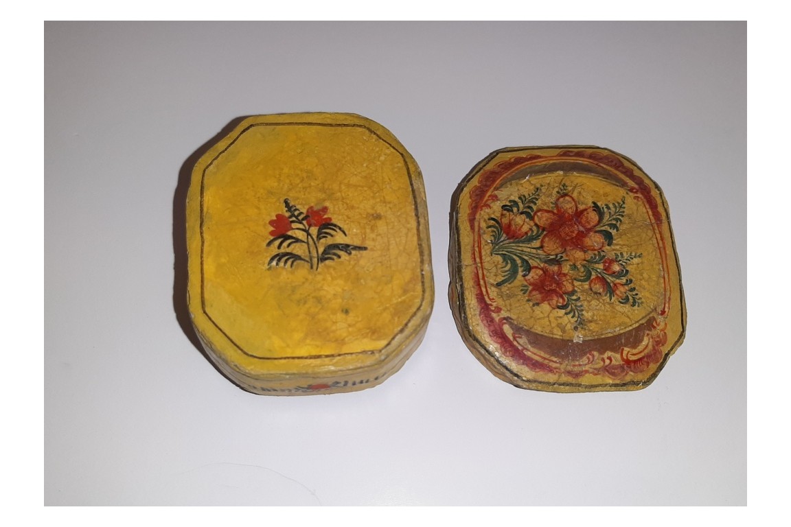 Reliquary and bergamote box, 18th century