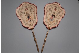 Breton, 19th century fixed fans