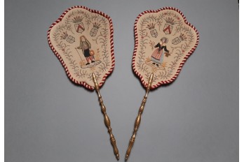 Breton, 19th century fixed fans