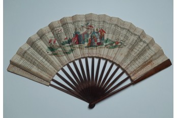 France, the king, Necker and the convocation of the States General of April 27, 1789, revolutionary fan