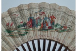 France, the king, Necker and the convocation of the States General of April 27, 1789, revolutionary fan