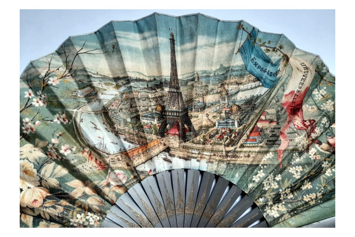 L'exposition Universelle à Paris, éventail de 1889