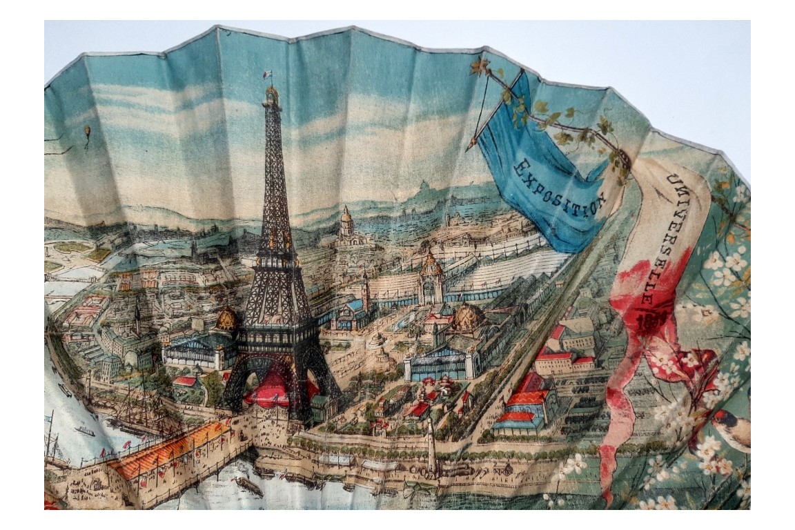 L'exposition Universelle à Paris, éventail de 1889