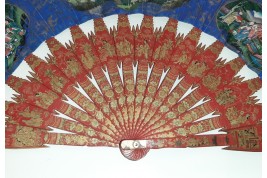 Souvenir of the Pearl River,  Chinese fan, 19th century