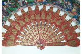 Souvenir of the Pearl River,  Chinese fan, 19th century