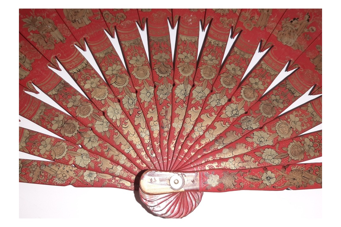 Souvenir of the Pearl River,  Chinese fan, 19th century