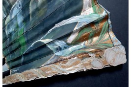 Parrow tulips, fan by Lucien Darpy circa 1901-1902