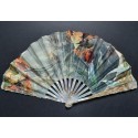 Parrow tulips, fan by Lucien Darpy circa 1901-1902