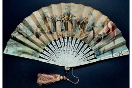 Souvenir of the Exposition Universelle of 1855, fan by Alexandre