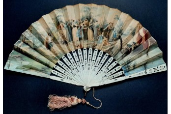 Souvenir of the Exposition Universelle of 1855, fan by Alexandre