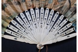 Souvenir of the Exposition Universelle of 1855, fan by Alexandre