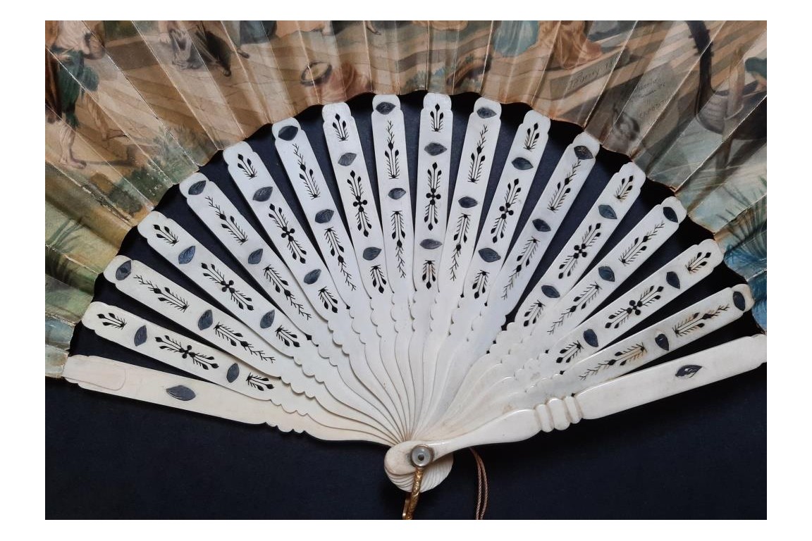 Souvenir of the Exposition Universelle of 1855, fan by Alexandre