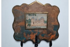 Stroll in Paris, panorama fixed fan circa 1830-40