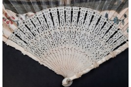 Queen Square in Bath and Prior Park, fan circa 1740-50