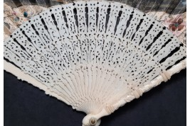 Queen Square in Bath and Prior Park, fan circa 1740-50