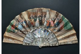 Justice triumphs, fan by Alexandre circa 1860-70