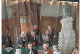 La Justice triomphe, éventail d'Alexandre vers 1860-70
