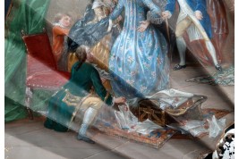 Justice triumphs, fan by Alexandre circa 1860-70