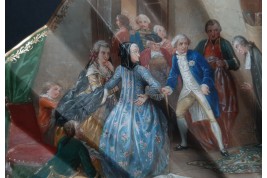 La Justice triomphe, éventail d'Alexandre vers 1860-70