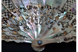 Justice triumphs, fan by Alexandre circa 1860-70