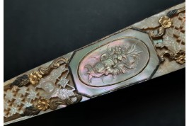 Justice triumphs, fan by Alexandre circa 1860-70