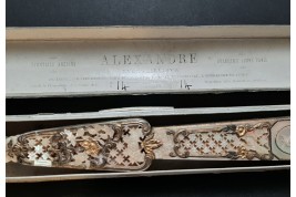 La Justice triomphe, éventail d'Alexandre vers 1860-70