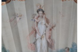 La Mère aux Amours, fan by Alexandre, Vidal and Hervy for the Exposition Universelle of 1855