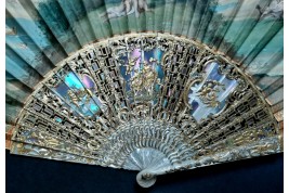 La Mère aux Amours, fan by Alexandre, Vidal and Hervy for the Exposition Universelle of 1855