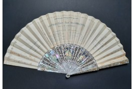 La Mère aux Amours, fan by Alexandre, Vidal and Hervy for the Exposition Universelle of 1855