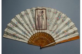 The Parisian fashion, late 19th or early 20th fan