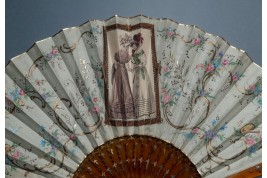 The Parisian fashion, late 19th or early 20th fan