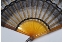 Frou-frou or trompe-l'oeil of triple cabriolet, fan circa 1920-30