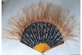 Pleureuse veil, Art deco fan circa 1922