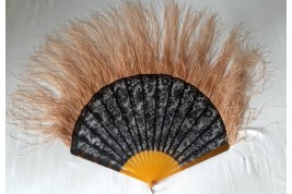 Pleureuse veil, Art deco fan circa 1922