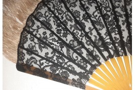 Pleureuse veil, Art deco fan circa 1922