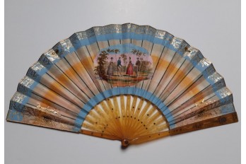 Shades of Dance, ombré fan circa 1824-26