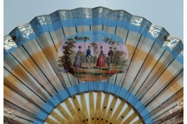 Shades of Dance, ombré fan circa 1824-26