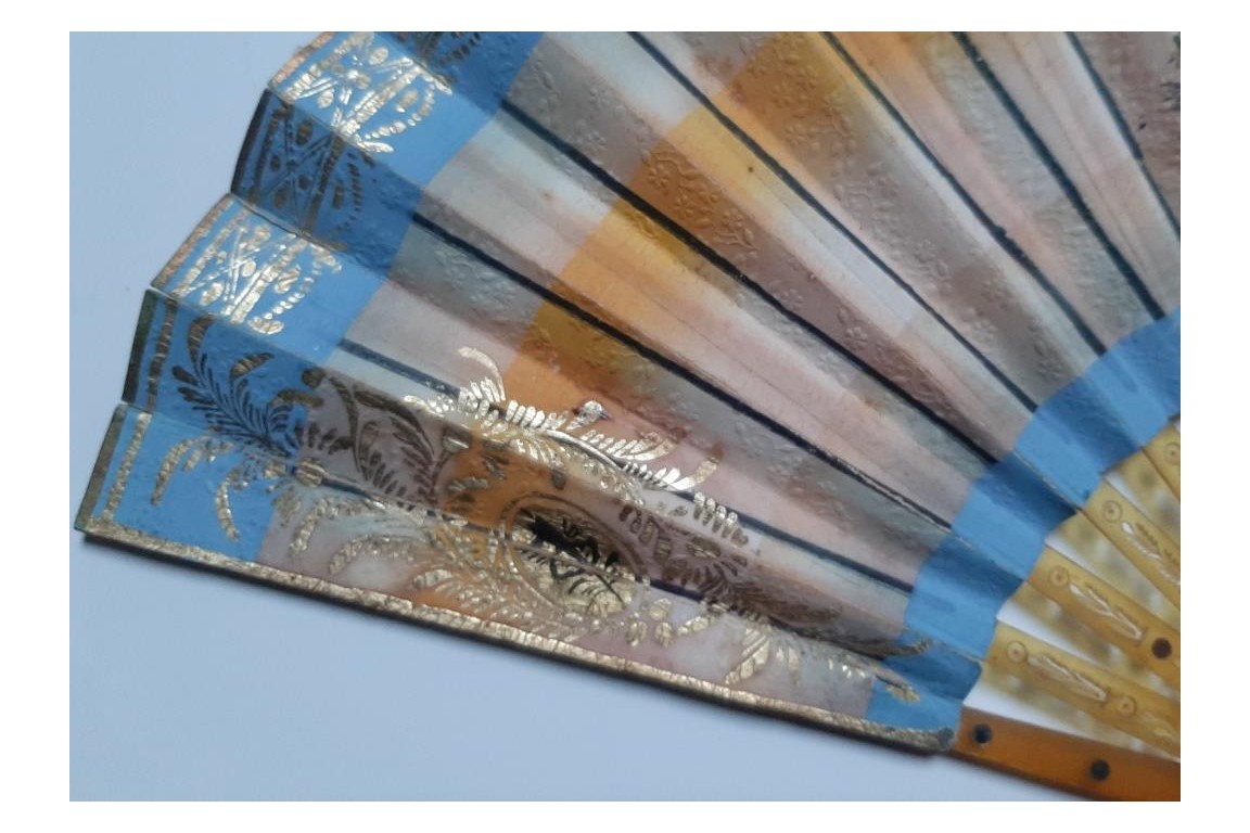 Shades of Dance, ombré fan circa 1824-26