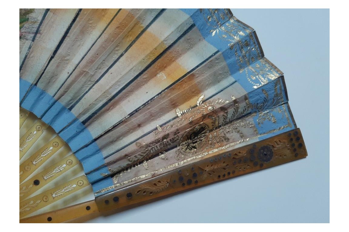Shades of Dance, ombré fan circa 1824-26