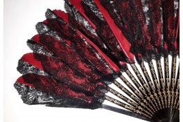 De plume et de dentelle, éventail début XXème
