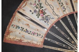 The reflection of the 18th century, fan circa 1770-80