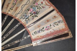 The reflection of the 18th century, fan circa 1770-80